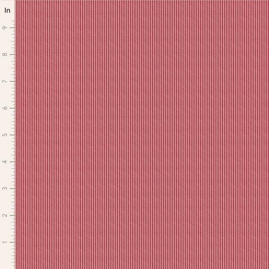 Tilda Creating Memories, Woven Tiny Strip Red