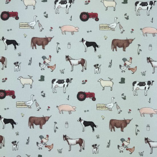Farmyard Friends eggshell by Emma Lawrence designs