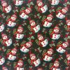 Snowman Snuggles digitally printed polycotton