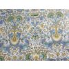 White & Blue Flower Cotton