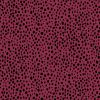 French Terry Rain of Dots Berry