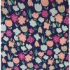 Polycotton Tulips Navy