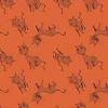 Riley Blake, Orange Cats Cotton