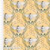 Beetanical Floral Bee yellow Cotton