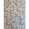 Beige & White Leaf Cotton