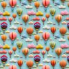 3d Felt Air Balloons Cotton