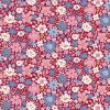 Tilda Village Life Esther Burgundy Cotton