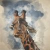 Giraffe Canvas Art Panel