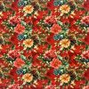 Crimson winter digitally printed polycotton