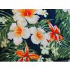 Viscose, Navy Floral Print