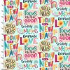 Good Vibes Words Multi Colour Cotton