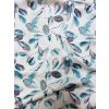 Polyester Spandex Digital Print Leaf Blue