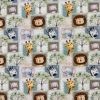 Sweet Safari Digital printed polycotton