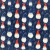 Winter Gnomes digitally printed polycotton