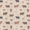 Meadow Moo Linen by Emma Lawrence Designs
