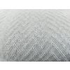 Chevron embroidered cotton blue