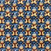 Gingerbread Joy digitally printed polycotton