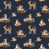 Jersey Forest Animals Navy