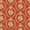 Tilda Village Life Marble Rust Cotton