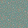 Tilda Village Life Mae Teal Cotton