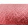 Chevron embroidered cotton pink