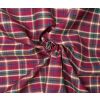 Tartan Cotton Burgandy