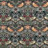 William Morris Design Strawberry Thief Ebony