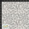 Flower Sketches White Cotton