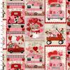 Hugs & Kisses Be Mine Patch Cotton