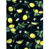 Jardin Cotton Sateen Black Lemon Tree