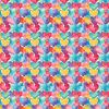 Watercolour Hearts Polycotton