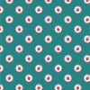 Hopscotch & Freckles Vintage Strawberry teal
