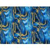 Precious Metals Blue Cotton
