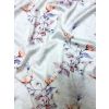 Polyester Spandex Digital Print Rose Orange