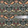 William Morris Design Strawberry Thief Ebony
