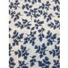 White & Blue Leaf Cotton